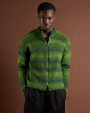 Cardigan in lana mohair sfumato Limited Edition
