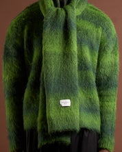 Sciarpa in lana Mohair sfumata