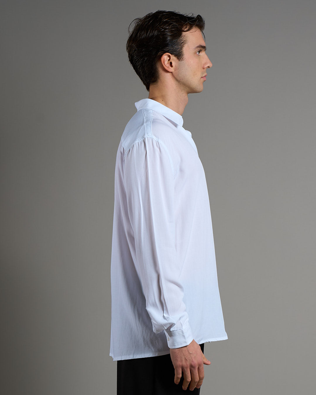Camicia in Viscosa a tinta unita