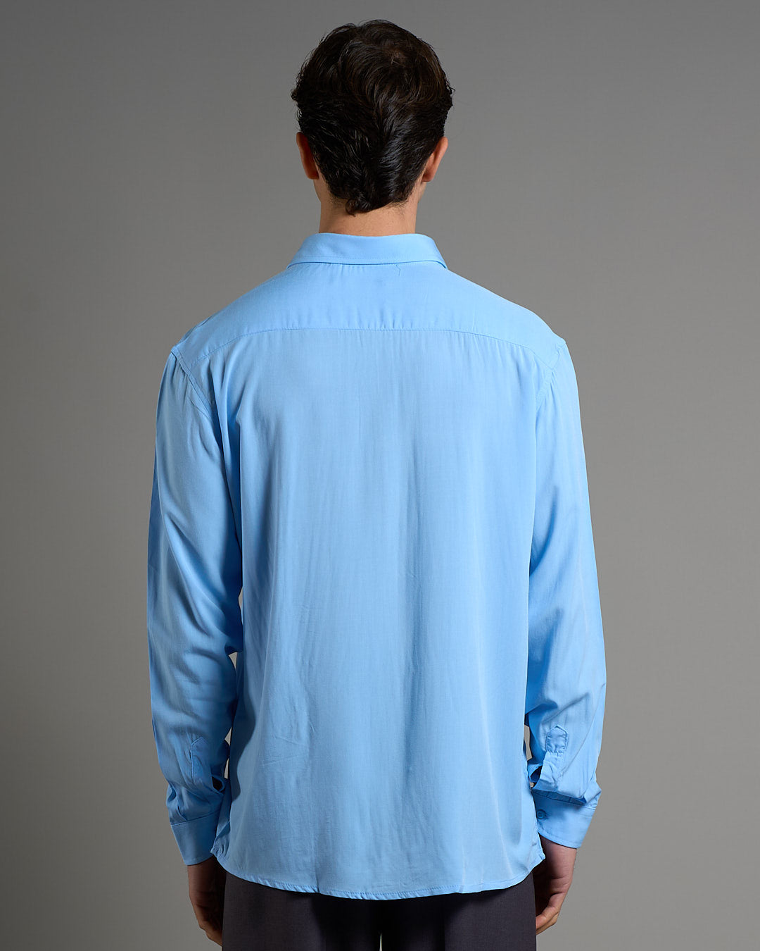 Camicia in Viscosa a tinta unita