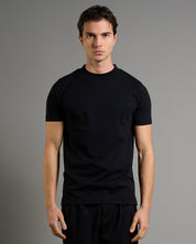 T-shirt Basic mezzocollo