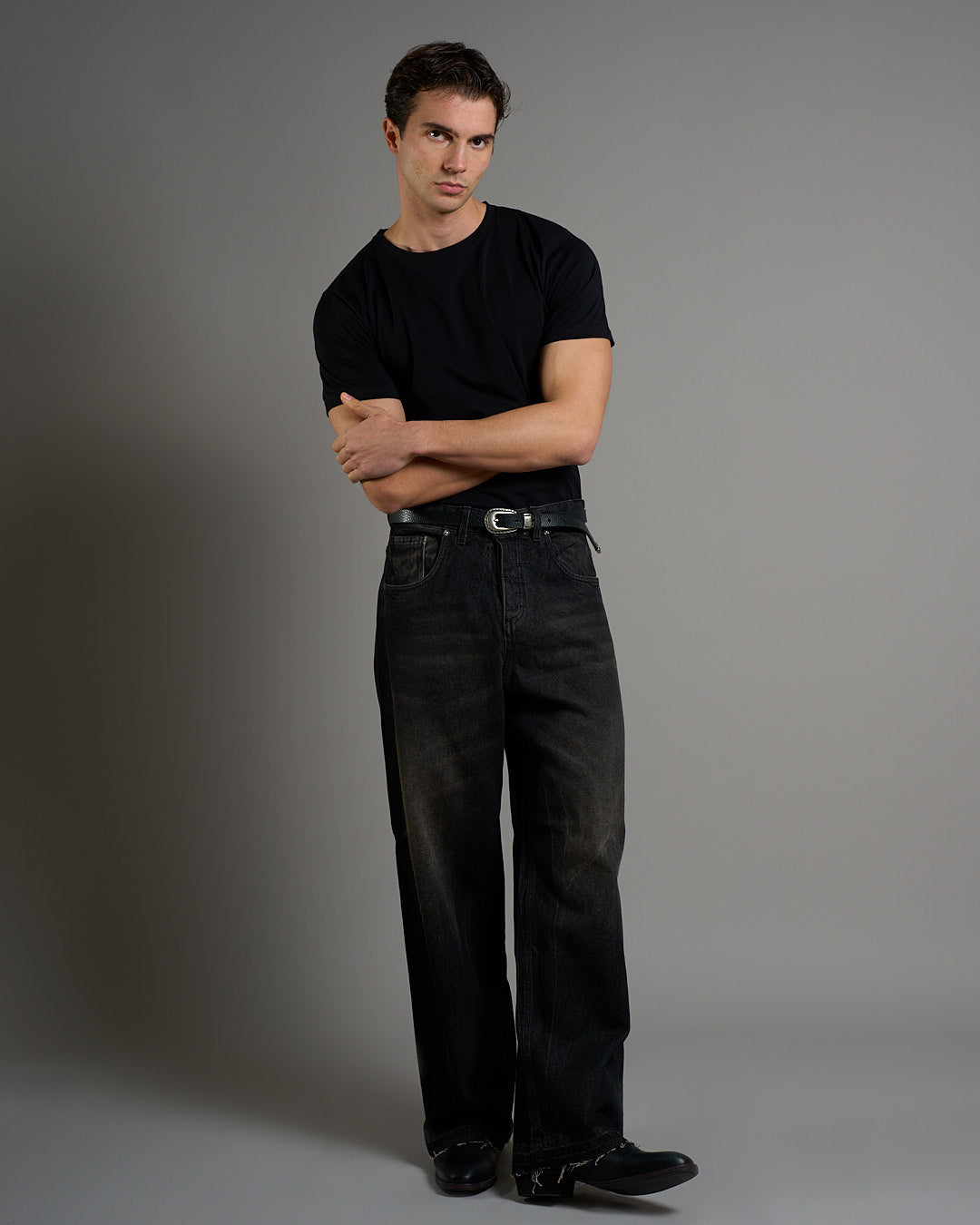 T-shirt basic con spacchetto