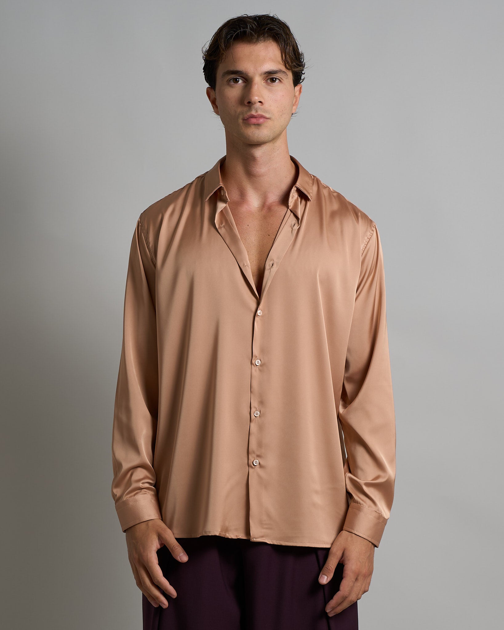 Camicia Effetto Seta