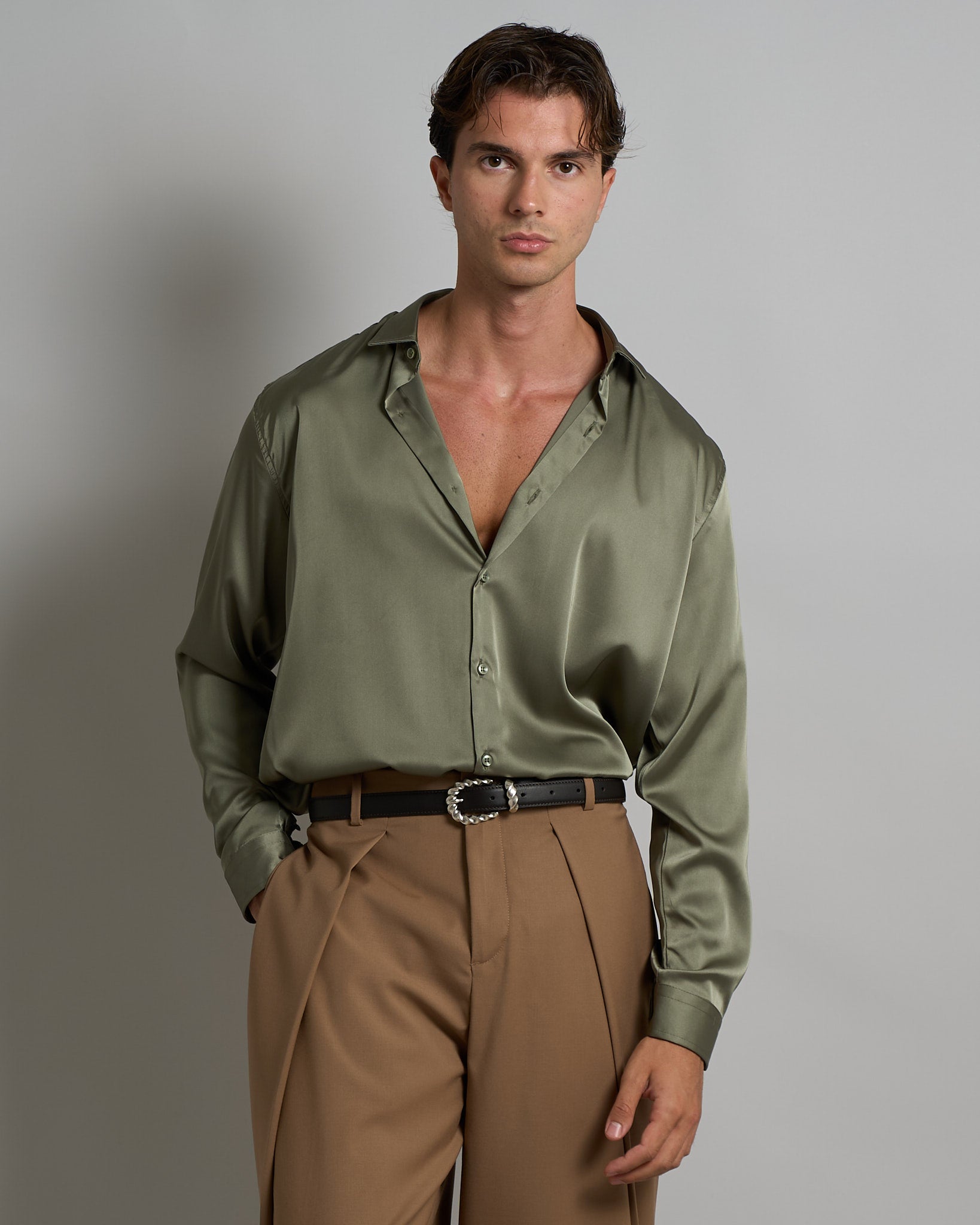 Camicia Effetto Seta