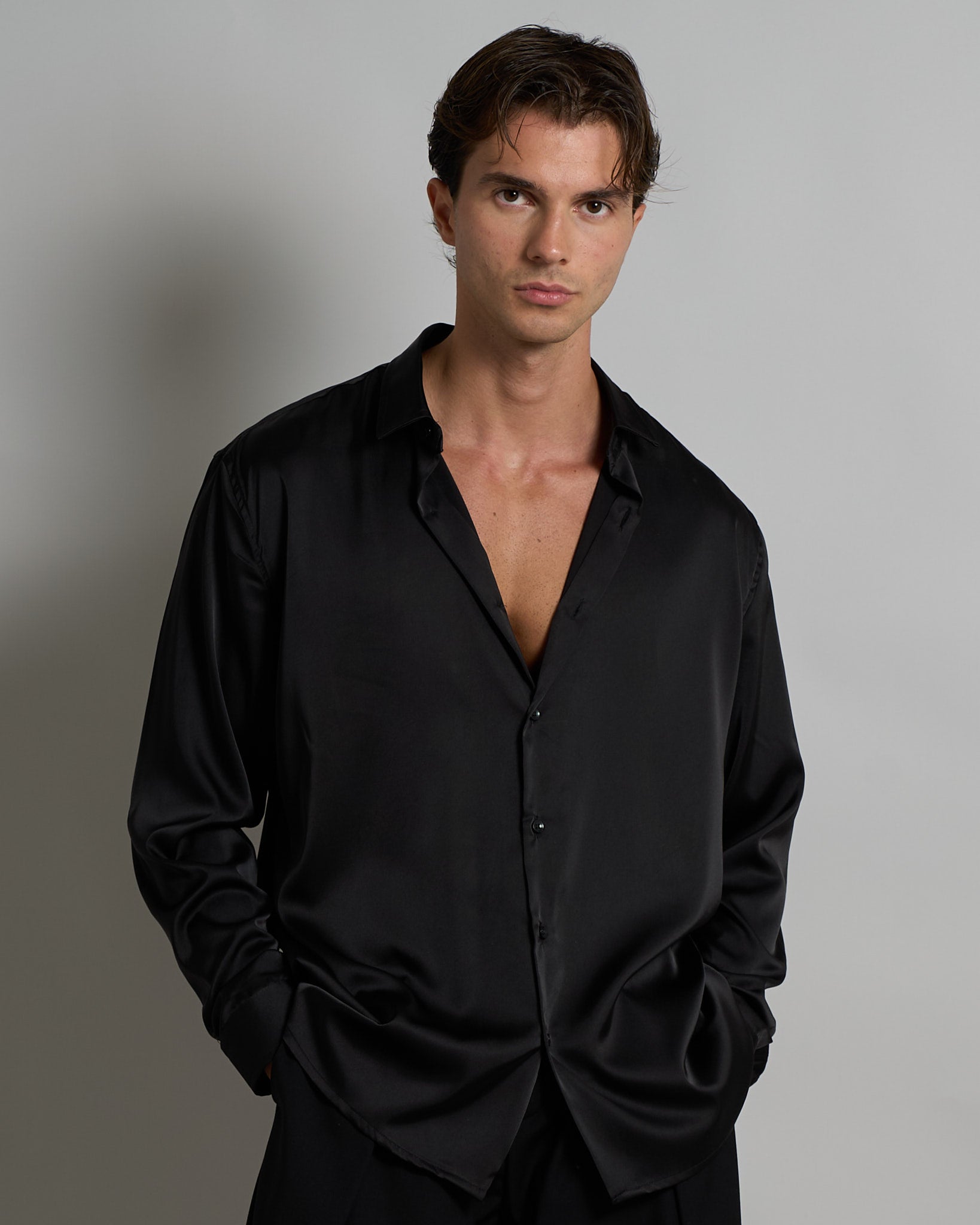 Camicia Effetto Seta