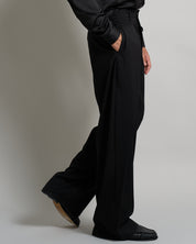 Pantalone Wide Fit con pieghe