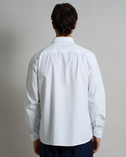 Camicia rigata con fiocco