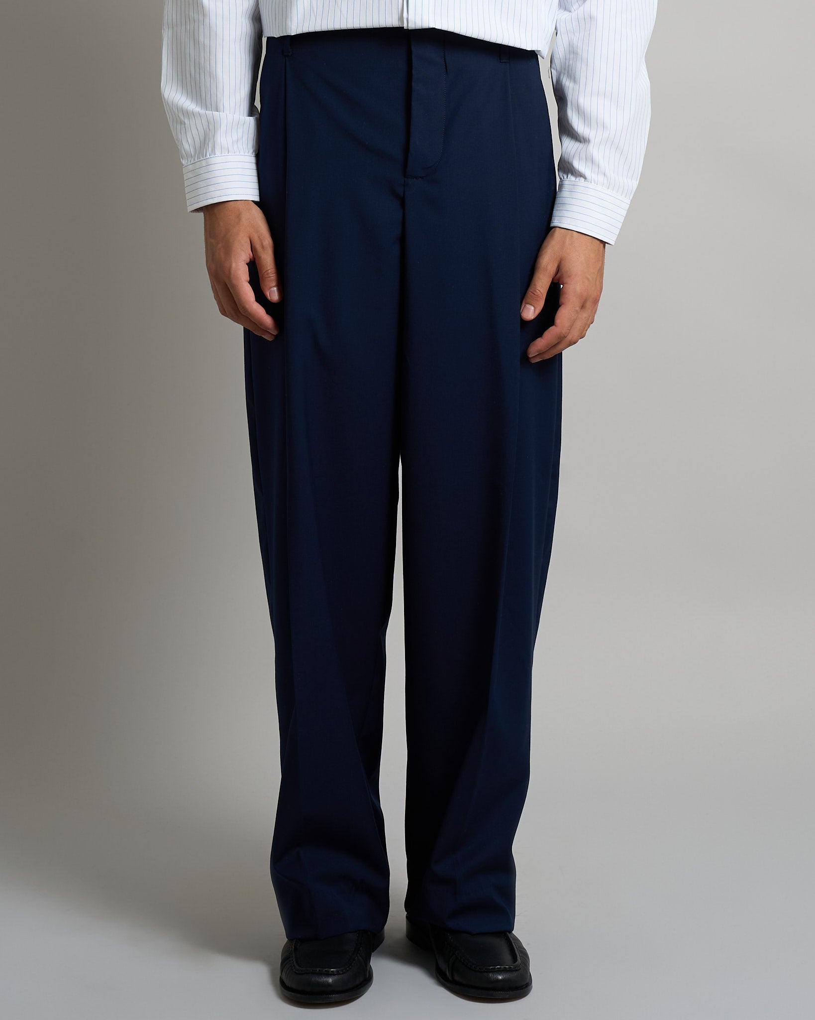 Pantalone Relaxed Fit Vita Alta