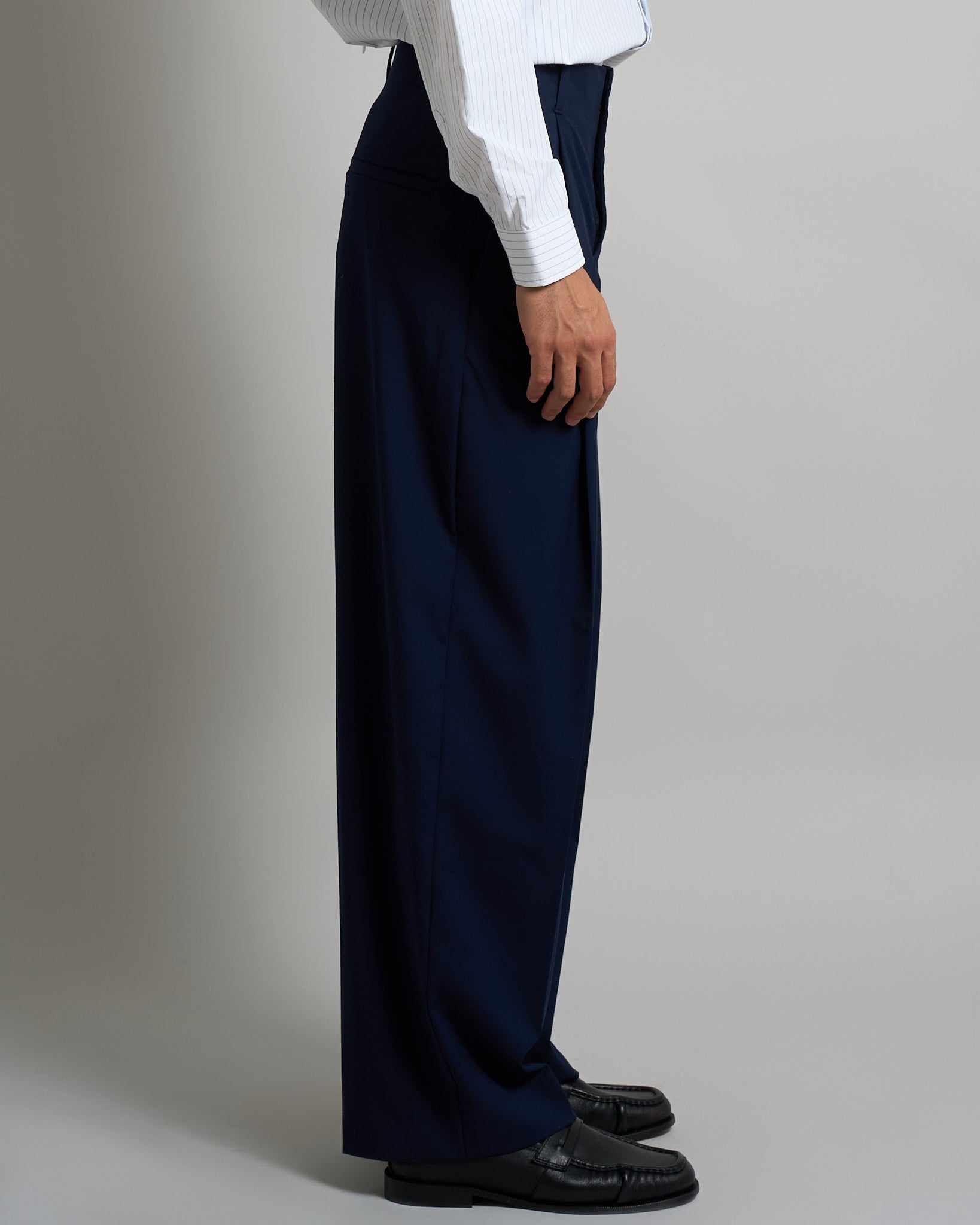 Pantalone Relaxed Fit Vita Alta