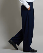 Pantalone Relaxed Fit Vita Alta