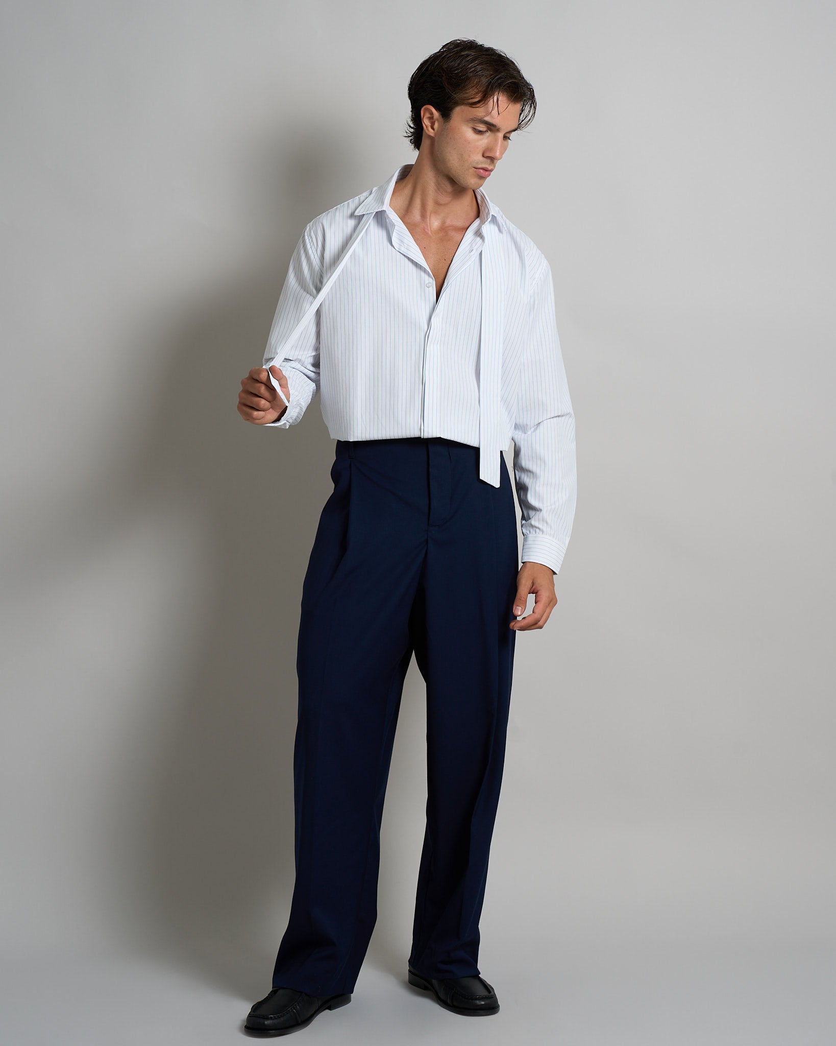 Pantalone Relaxed Fit Vita Alta