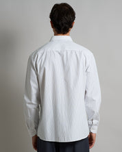 Camicia rigata con fiocco