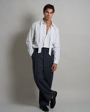 Pantalone Relaxed Fit Vita Alta