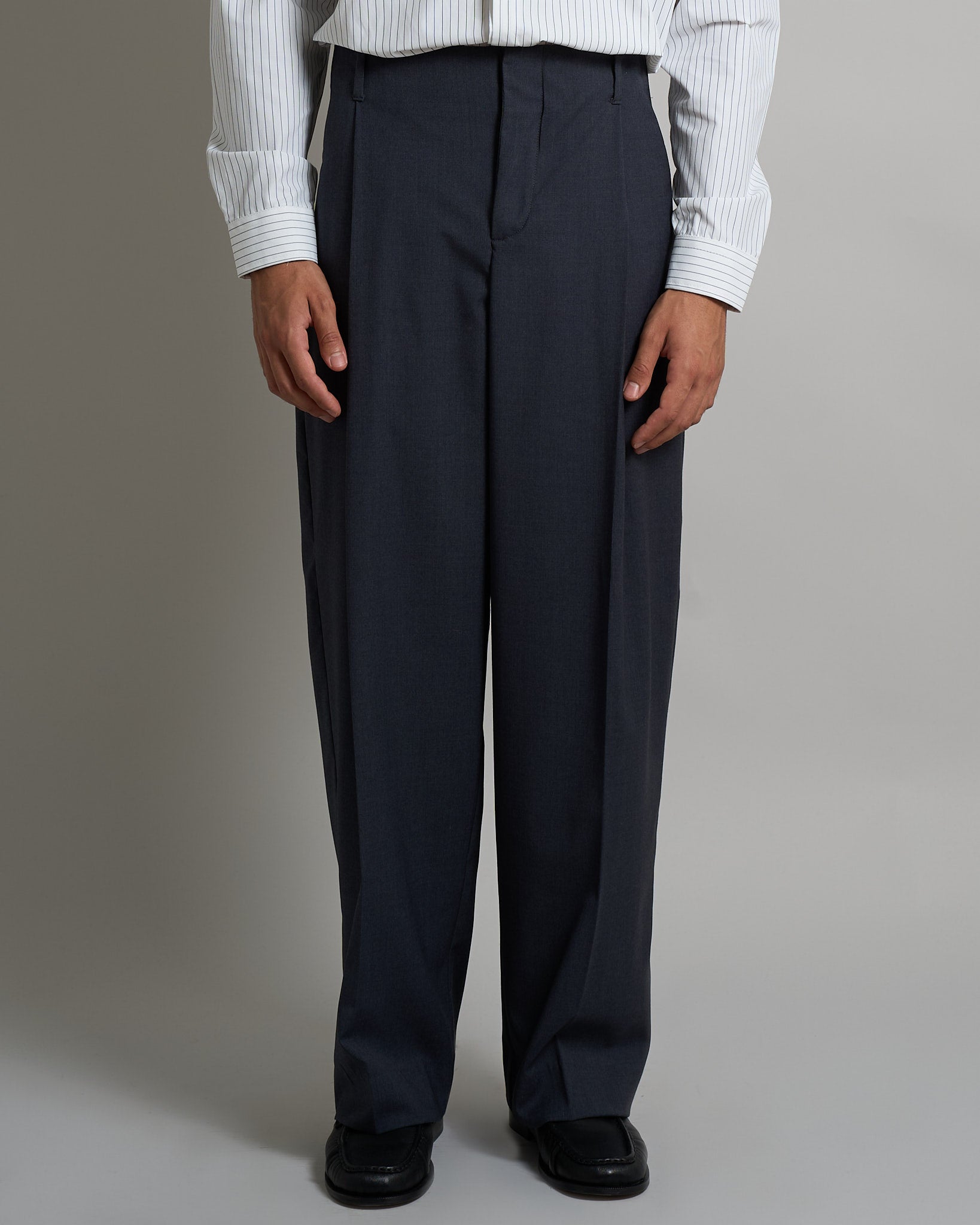 Pantalone Relaxed Fit Vita Alta