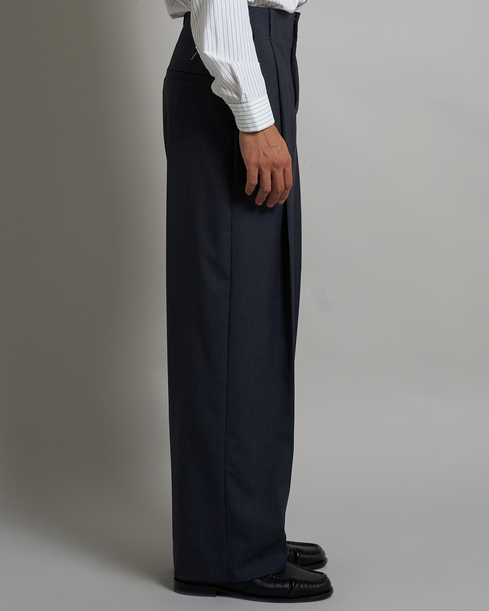 Pantalone Relaxed Fit Vita Alta