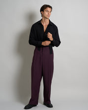 Pantalone Relaxed Fit Vita Alta