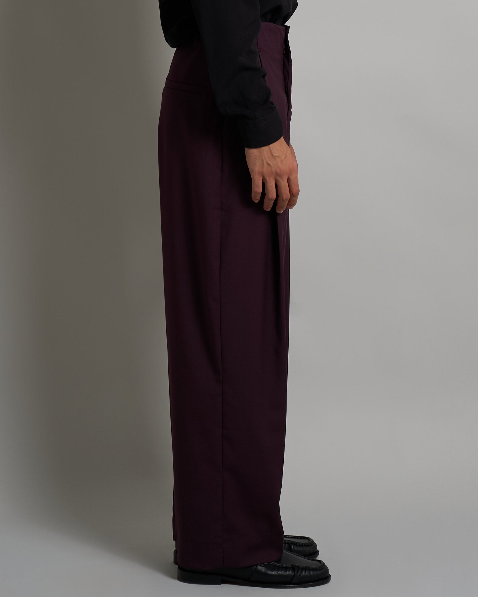 Pantalone Relaxed Fit Vita Alta