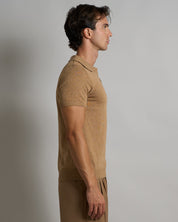 Polo mezza manica senza bottoni