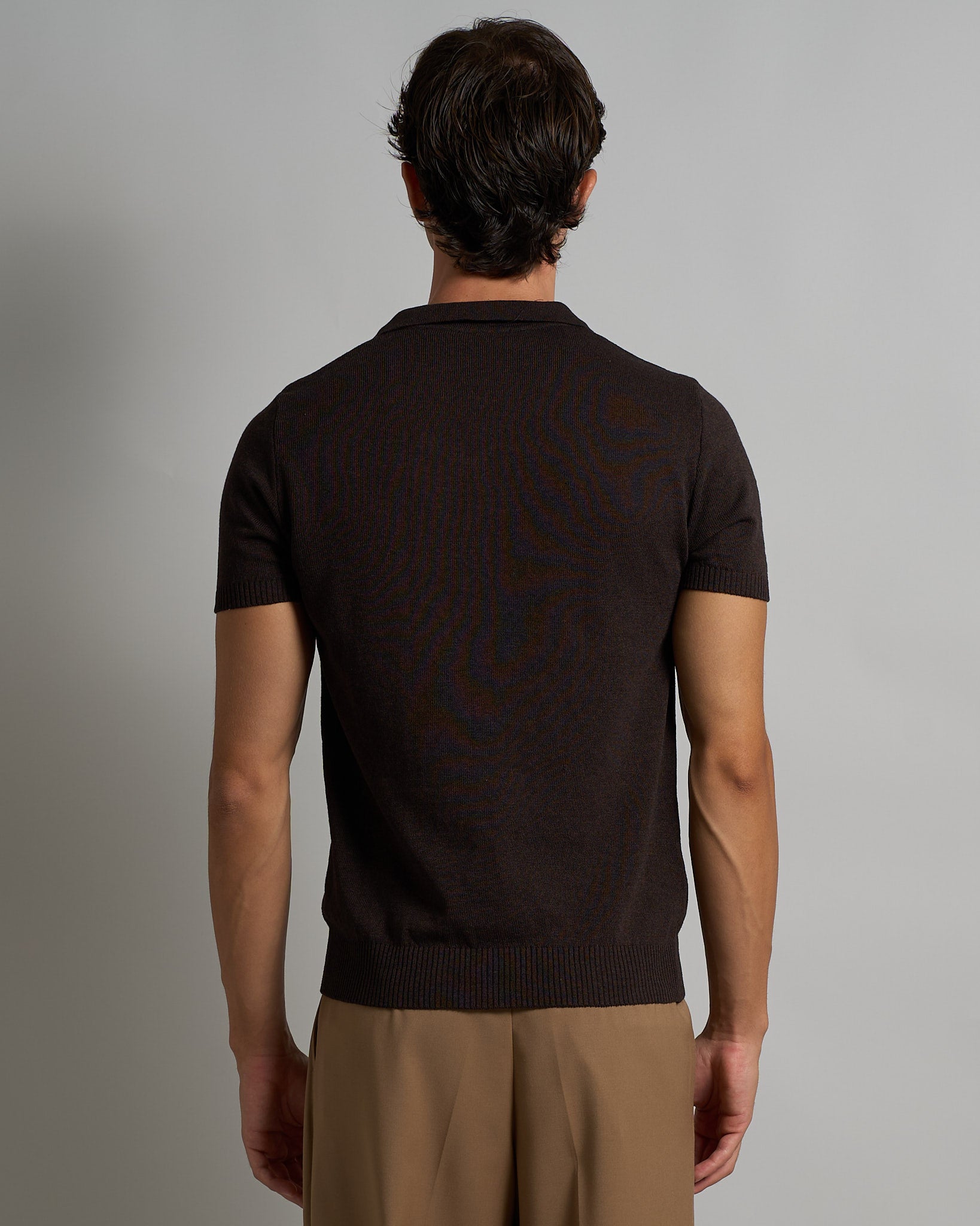 Polo mezza manica senza bottoni