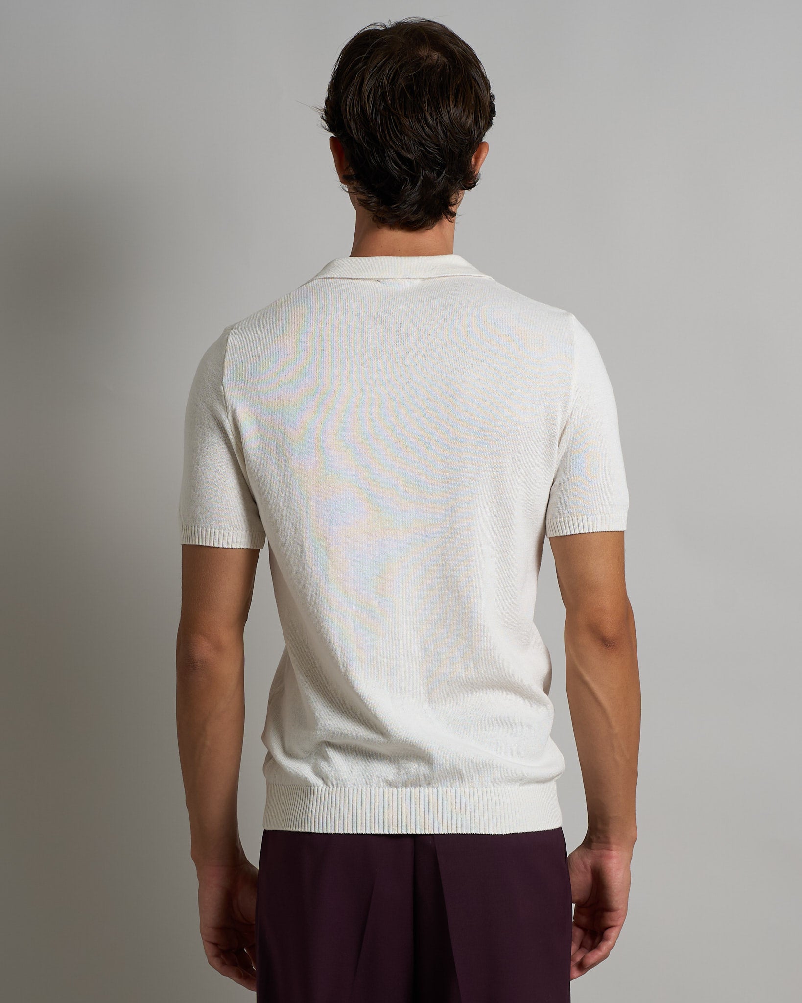 Polo mezza manica senza bottoni