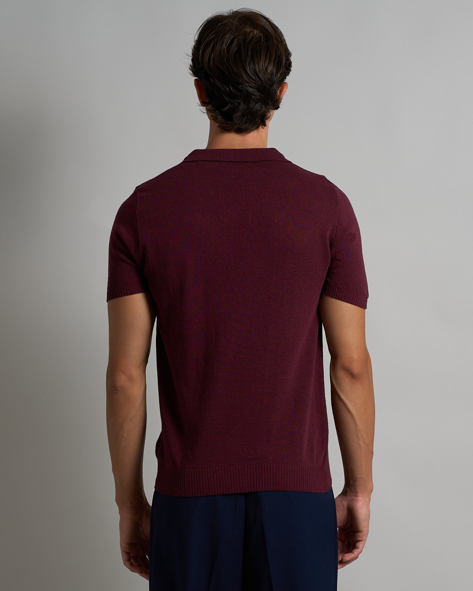 Polo mezza manica senza bottoni