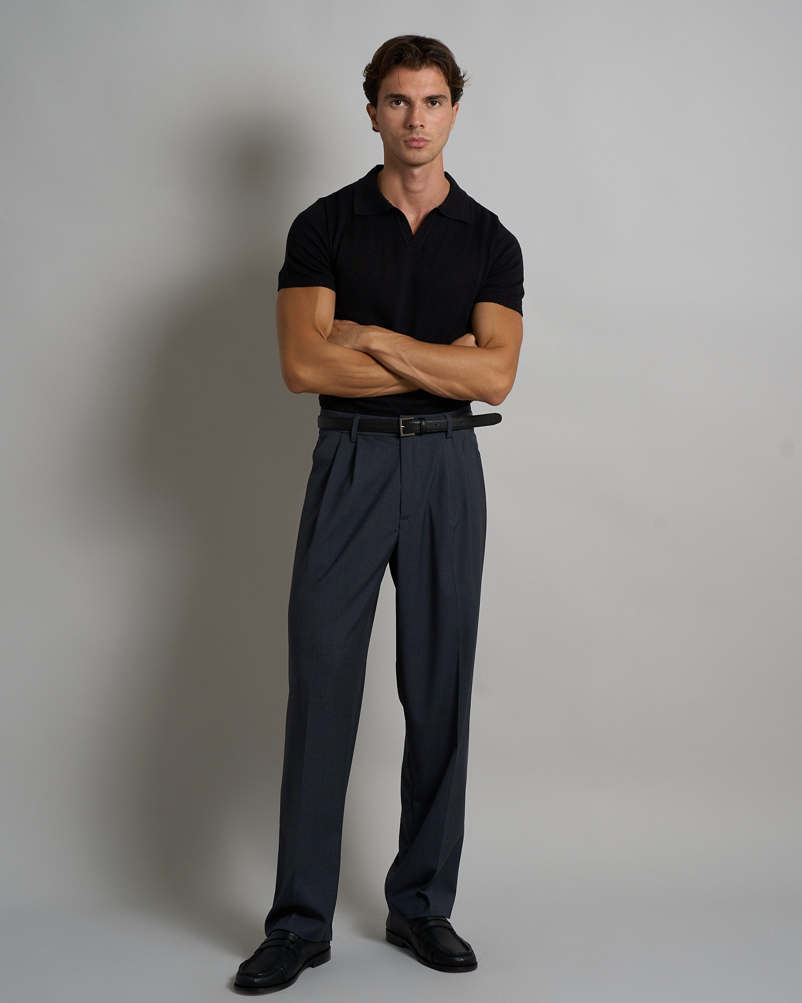 Polo mezza manica senza bottoni