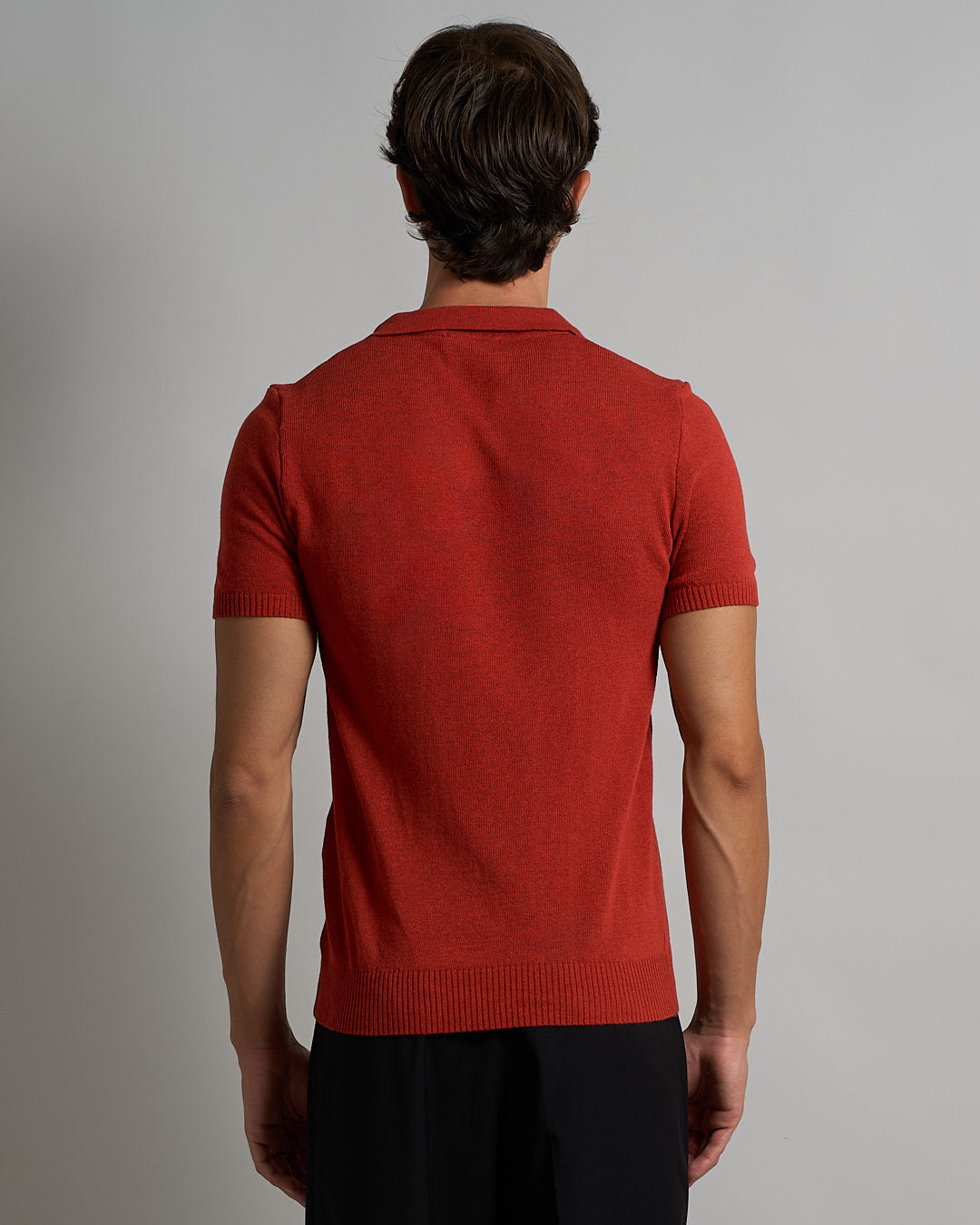 Polo mezza manica senza bottoni