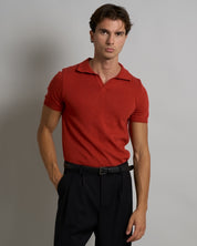 Polo mezza manica senza bottoni