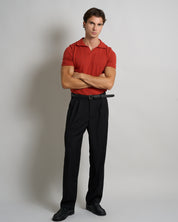 Polo mezza manica senza bottoni