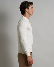 Polo con bottoni manica lunga