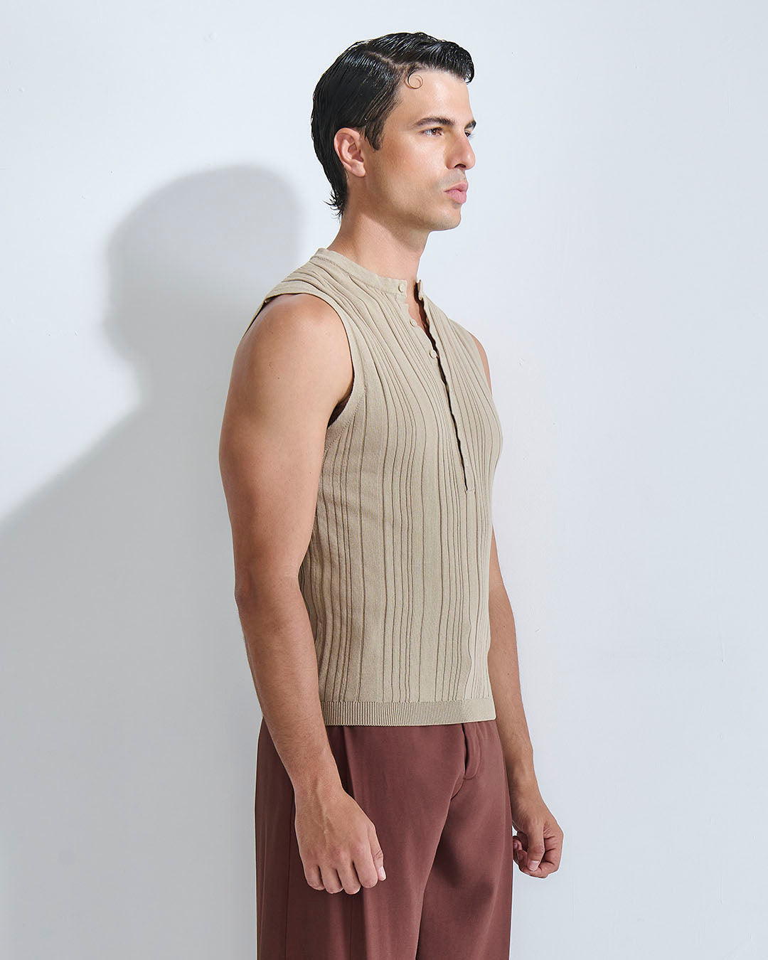 Gilet Serafino in filo fluttuante