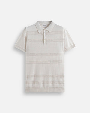 Polo in filo micro traforata