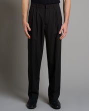 Pantalone Wide Fit Gessato