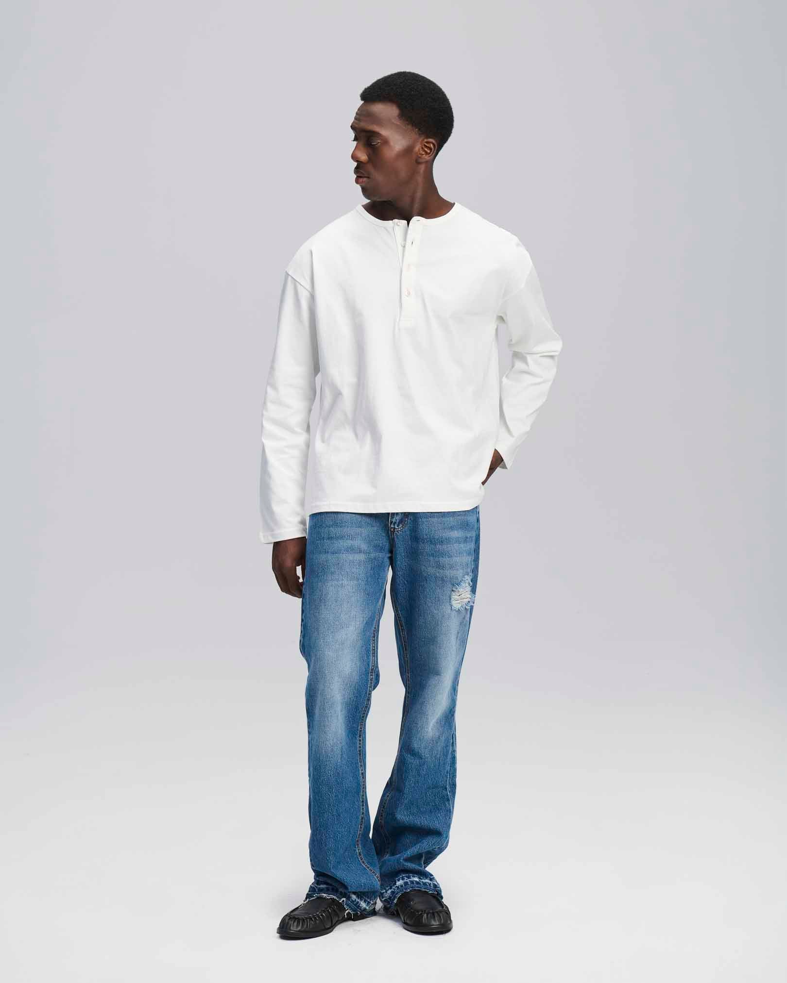 T-shirt serafino in cotone 210 gr
