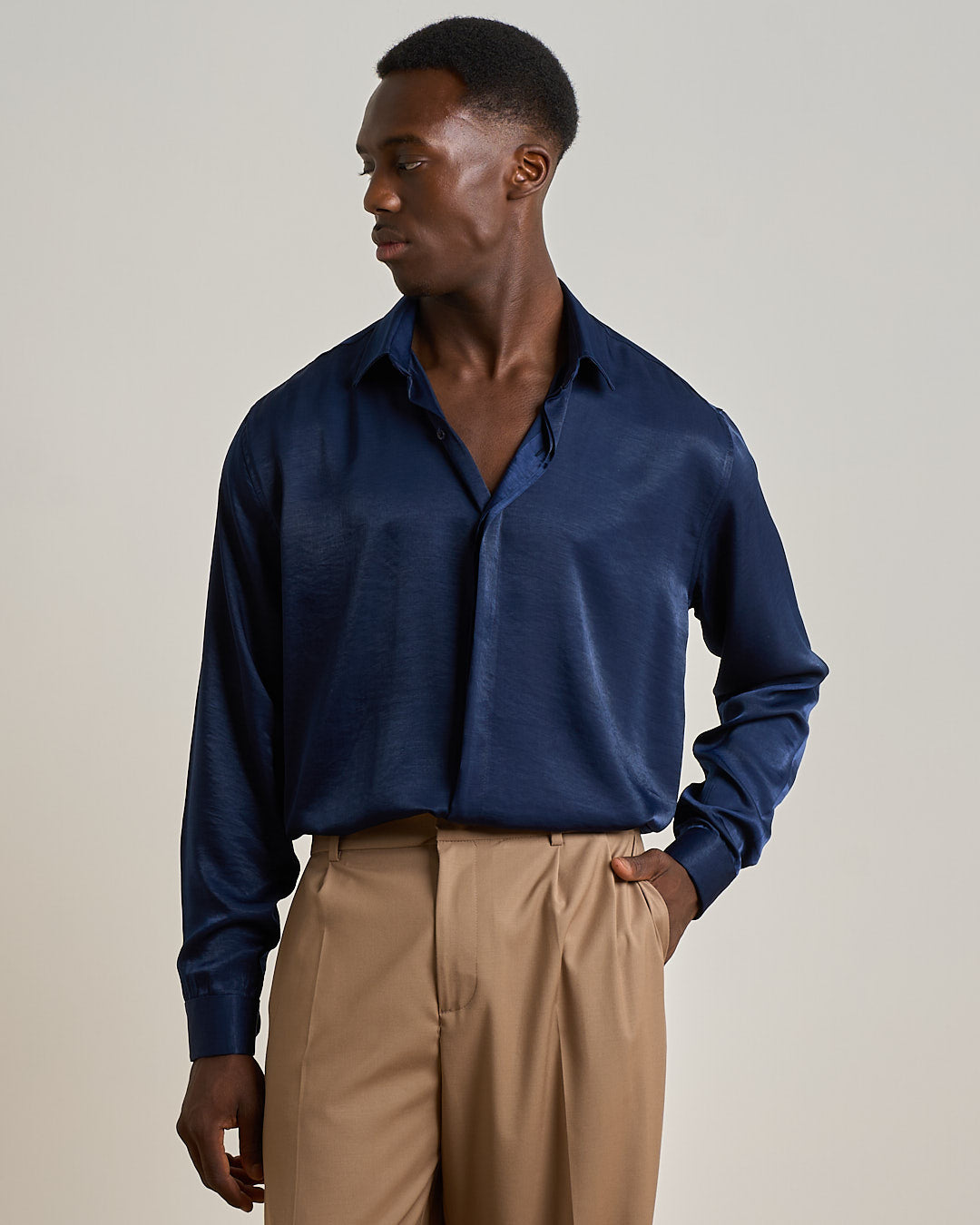 Camicia Effetto Seta