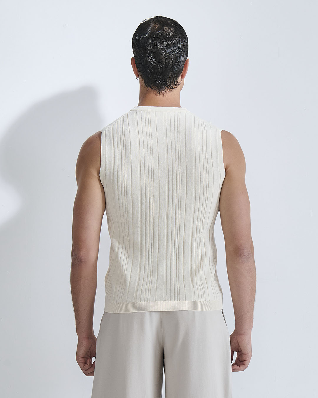 Gilet Serafino in filo fluttuante