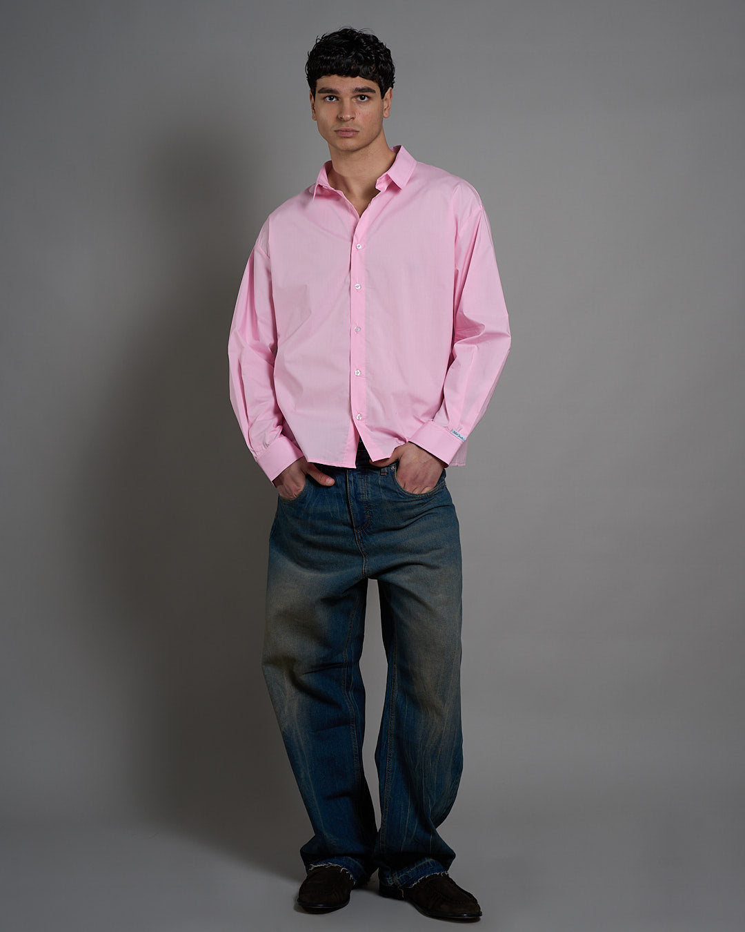 Camicia oversize in cotone