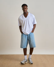 Bermuda Jeans Marmorizzato