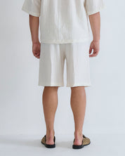 Bermuda Jogger misto lino da coordinato
