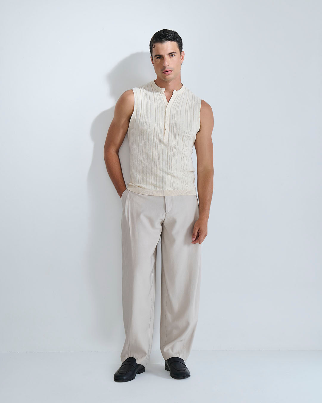 Gilet Serafino in filo fluttuante
