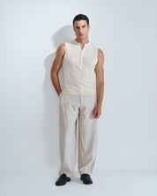 Gilet Serafino in filo fluttuante
