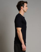 T-Shirt Serafino in viscosa