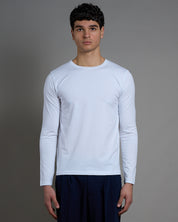 T-Shirt Slim fit basic manica lunga