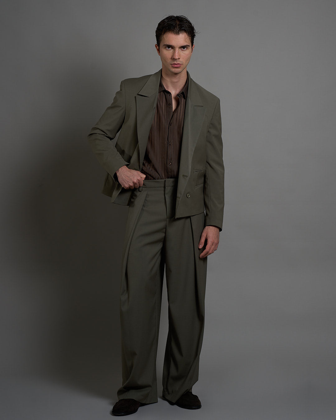 Giacca cropped doppiopetto