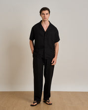 Pantalaccio jogger gamba larga in lino