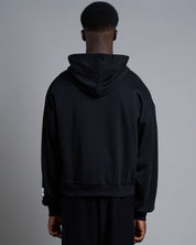 Felpa a giacca diagonale con zip