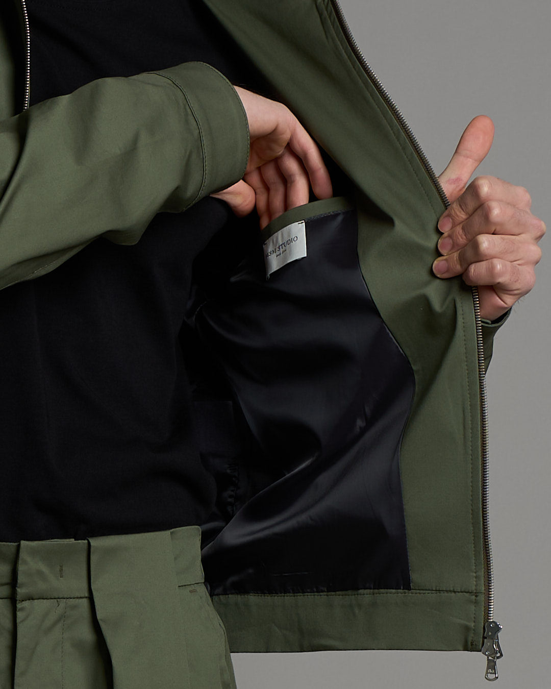 Giacca cropped fit in cotone