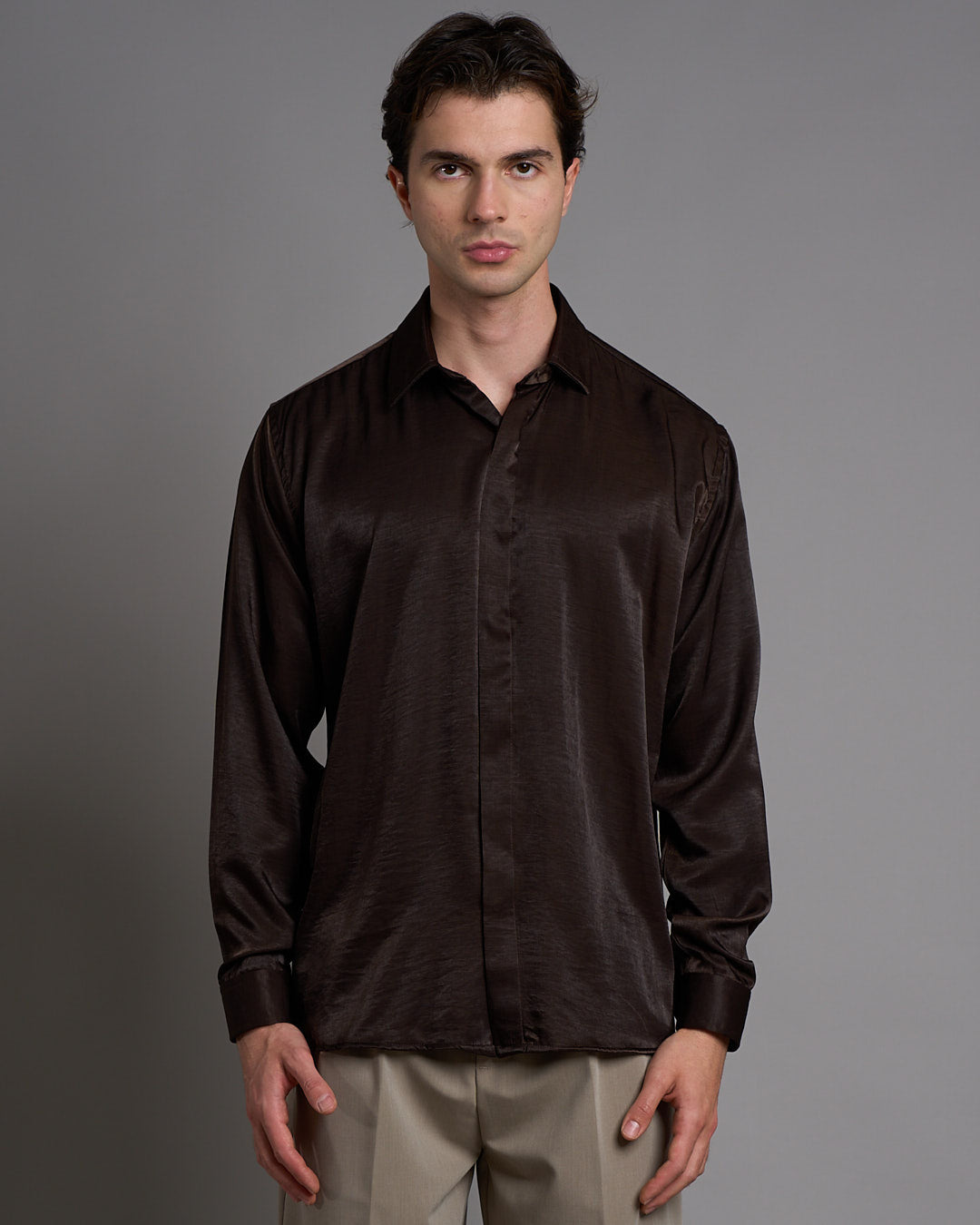 Camicia Effetto Seta
