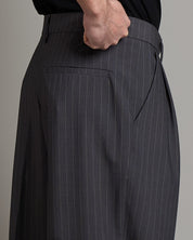 Pantalone Wide Fit Gessato