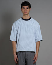 T-Shirt Camicia double face cropped